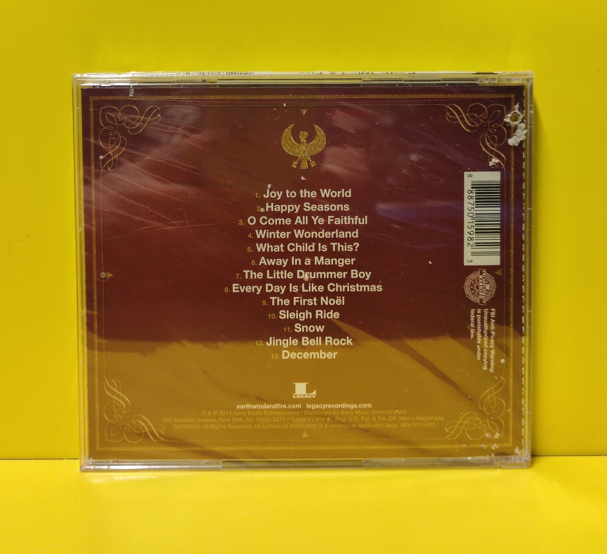 Earth, Wind & Fire - Holiday - 2014 - 88875015982 New - Sealed - CDs Earth, Wind & Fire - Holiday - 2014 - 88875015982 New - Sealed - CDs