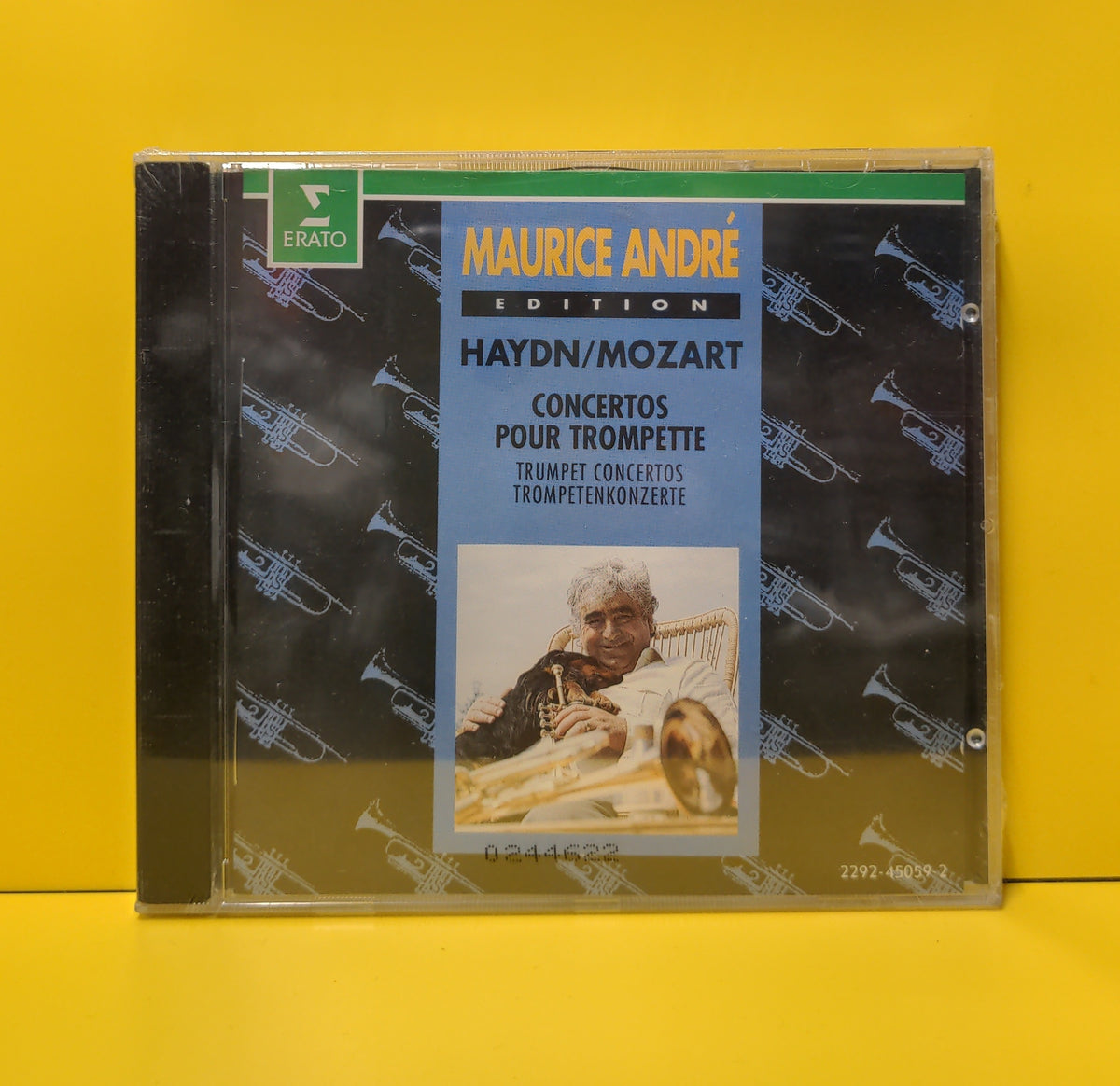 Maurice André Edition – Haydn / Mozart - Concertos Pour Trompette • Trumpet Concertos • Trompetenkonzerte - 1992 - 2292-45059-2 New - Sealed - CDs Maurice André Edition – Haydn / Mozart - Concertos Pour Trompette • Trumpet Concertos • Trompetenkonzerte - 1992 - 2292-45059-2 New - Sealed - CDs