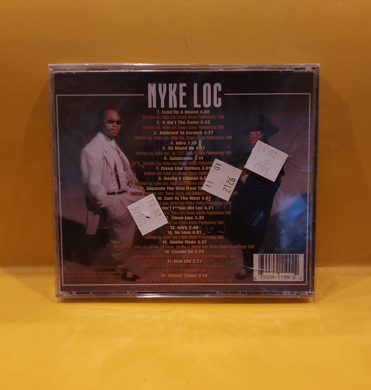 Nyke Loc - Mob Life - 2000 - SCP-1199 New - Sealed - CDs Nyke Loc - Mob Life - 2000 - SCP-1199 New - Sealed - CDs