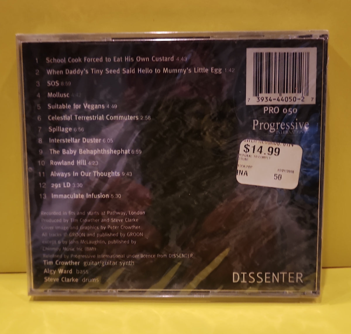 Groon - Refusal To Comply - 1994 - PRO 050 New - Sealed - CDs Groon - Refusal To Comply - 1994 - PRO 050 New - Sealed - CDs