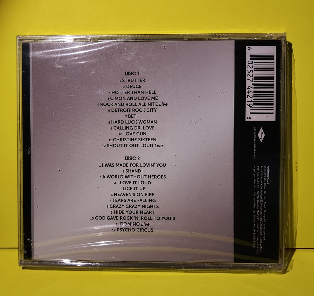 Kiss - Icon 2 - 2010 - B001454902 New - Sealed - CDs Kiss - Icon 2 - 2010 - B001454902 New - Sealed - CDs