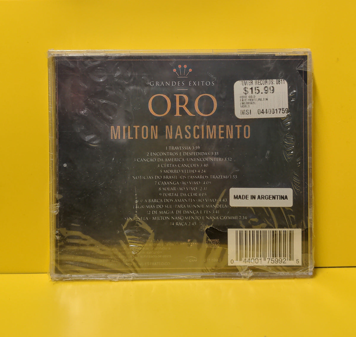 Milton Nascimento - Oro - 2002 - 017 599-2 New - Sealed - CDs Milton Nascimento - Oro - 2002 - 017 599-2 New - Sealed - CDs