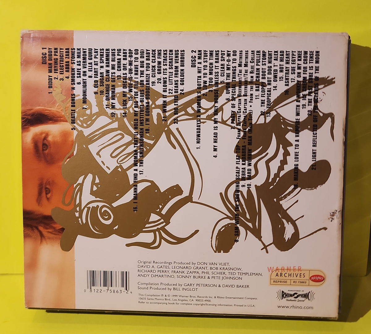 Captain Beefheart & The Magic Band - The Dust Blows Forward (An Anthology) - 1999 - R2 75863 Used - EX - CDs Captain Beefheart & The Magic Band - The Dust Blows Forward (An Anthology) - 1999 - R2 75863 Used - EX - CDs