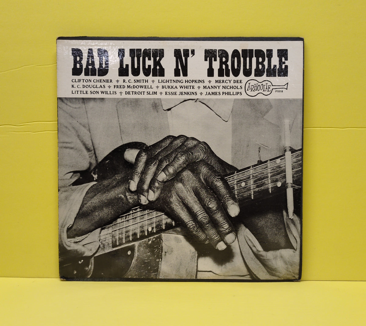 12" LP VG++ Various Artists Bad Luck N' Trouble 1965 Arhoolie F1018 - Side # On Label 12" LP VG++ Various Artists Bad Luck N' Trouble 1965 Arhoolie F1018 - Side # On Label