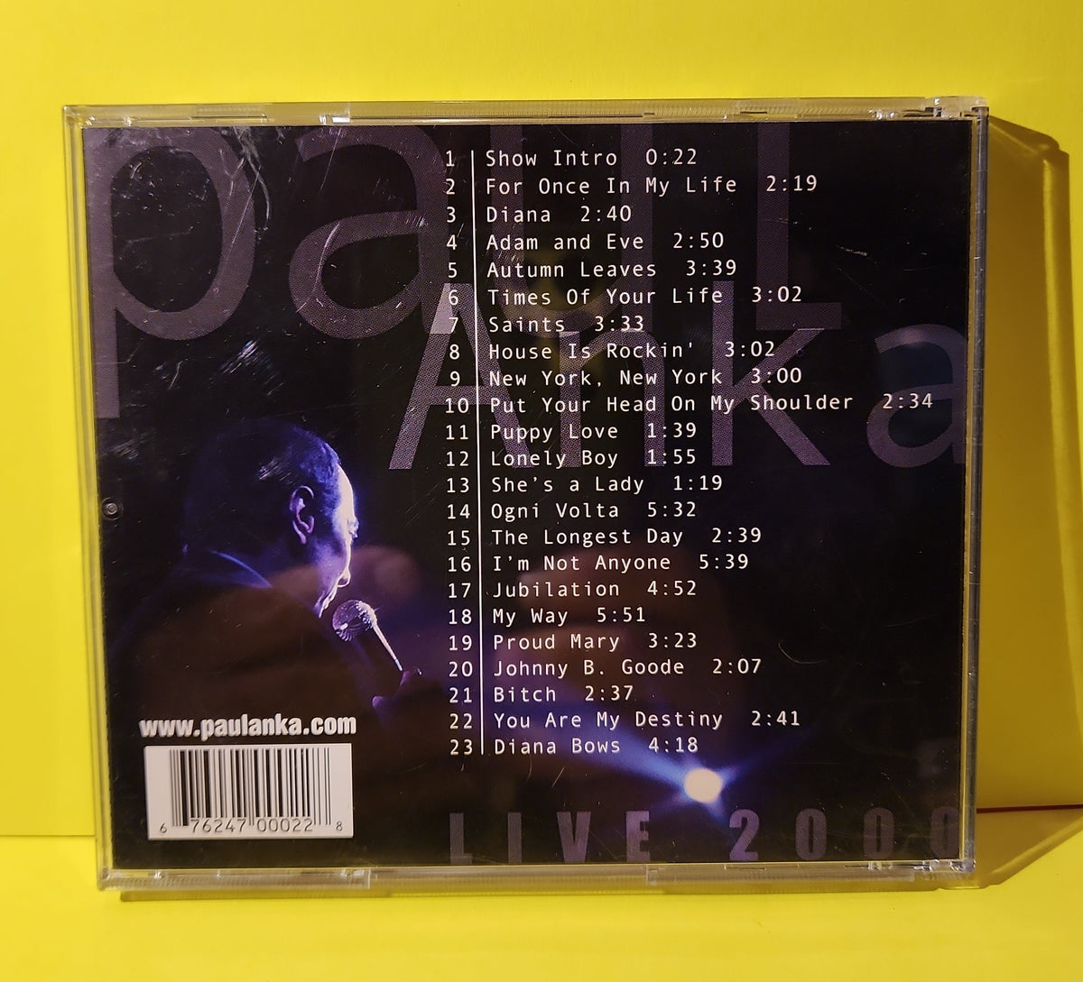 Paul Anka - Paul Anka Live - 2000 - Used - EX - CDs Paul Anka - Paul Anka Live - 2000 - Used - EX - CDs