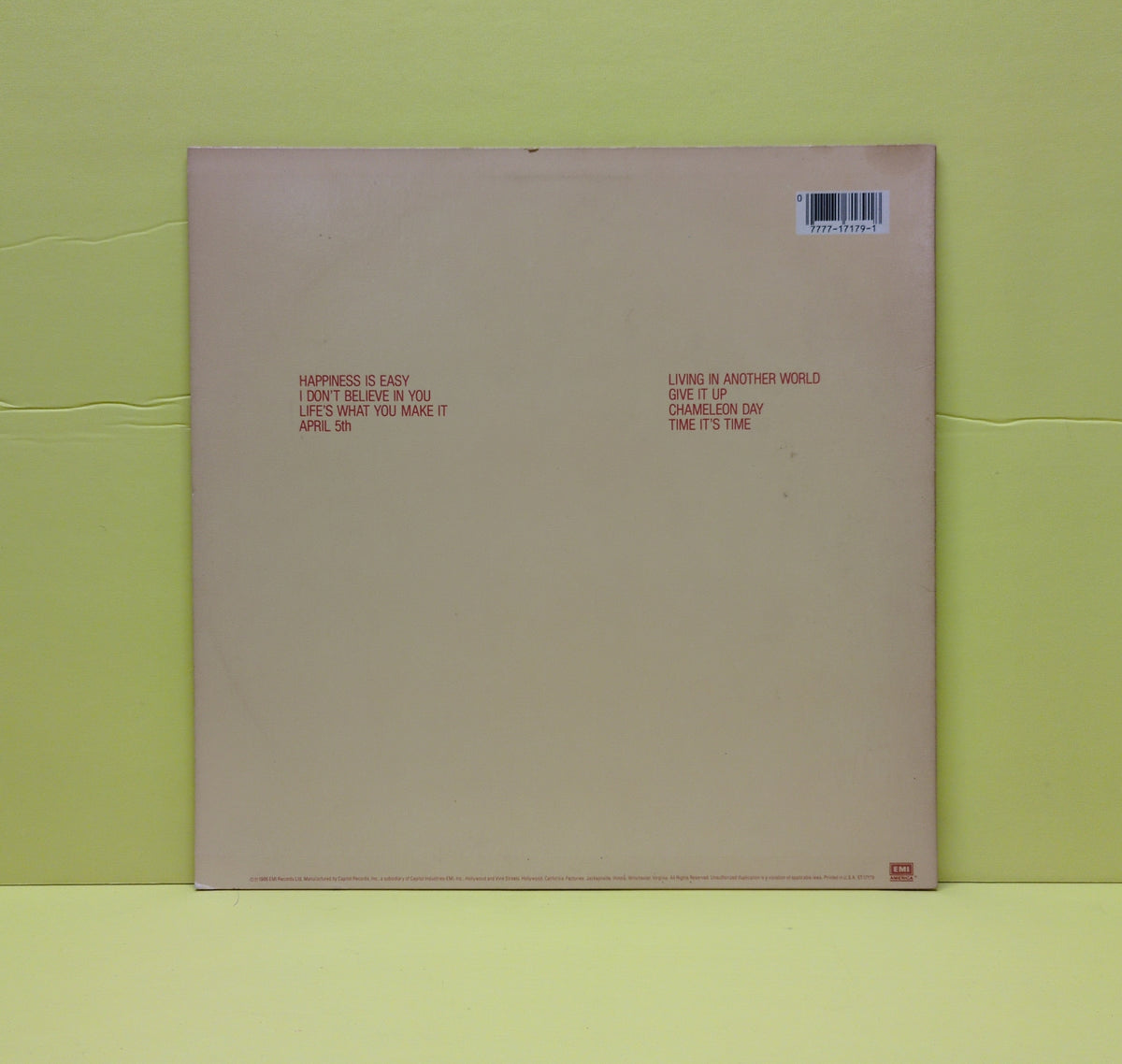 Talk Talk - The Colour Of Spring - 1986 - ST-17179 Used - VG++ - Vinyl Talk Talk - The Colour Of Spring - 1986 - ST-17179 Used - VG++ - Vinyl