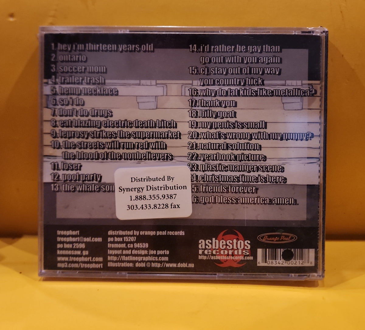 Treephort - And The Streets Will Run With the Blood of the Nonbelivers - 2003 - ASB 014 New - Sealed - CDs Treephort - And The Streets Will Run With the Blood of the Nonbelivers - 2003 - ASB 014 New - Sealed - CDs