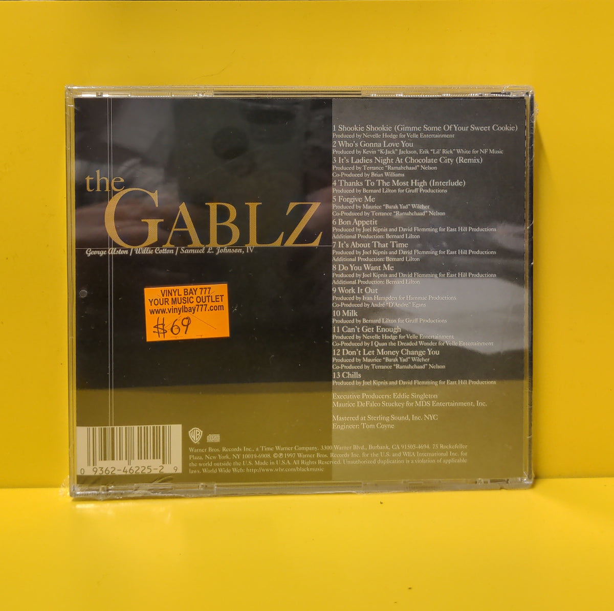 The Gablz - The Gablz - 1997 - 9 46225-2 New - Sealed - CDs The Gablz - The Gablz - 1997 - 9 46225-2 New - Sealed - CDs