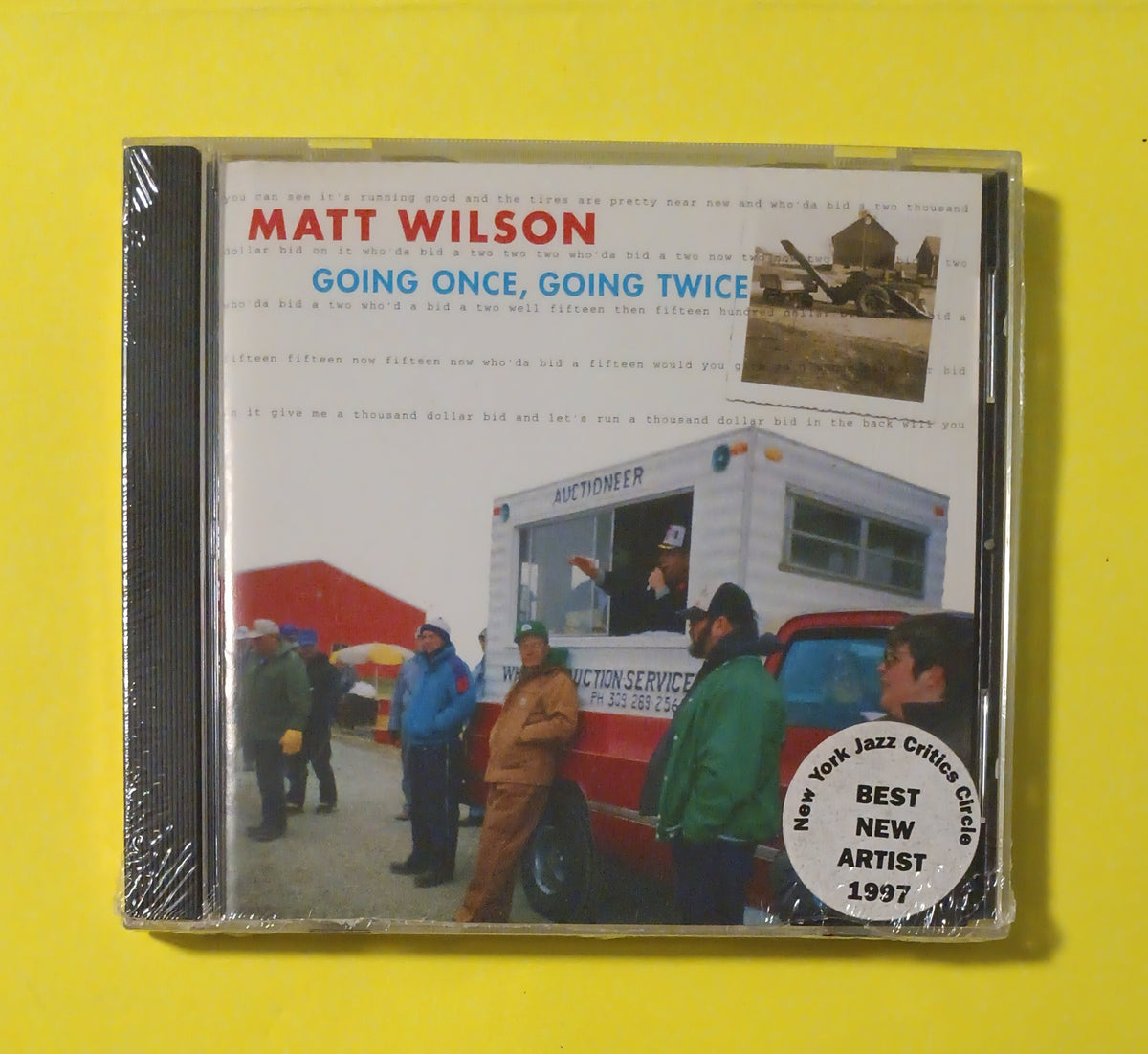 Matt Wilson - Going Once, Going Twice - 1998 - PM 2032 New - Sealed - CDs Matt Wilson - Going Once, Going Twice - 1998 - PM 2032 New - Sealed - CDs