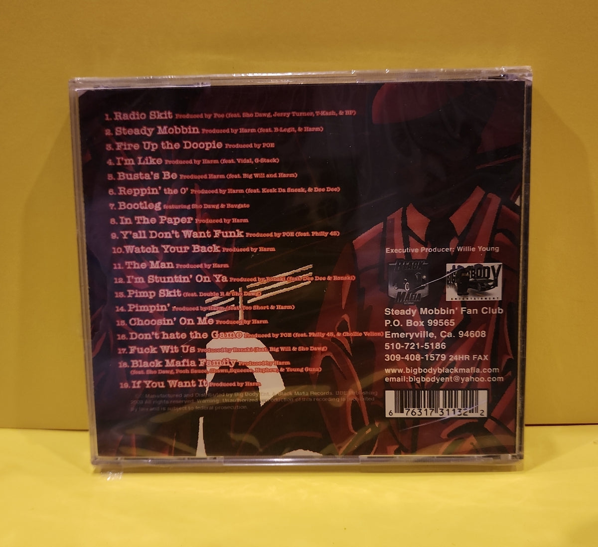 Steady Mobbin - Espionage - 2003 - 76317-31132-2 New - Sealed - CDs Steady Mobbin - Espionage - 2003 - 76317-31132-2 New - Sealed - CDs