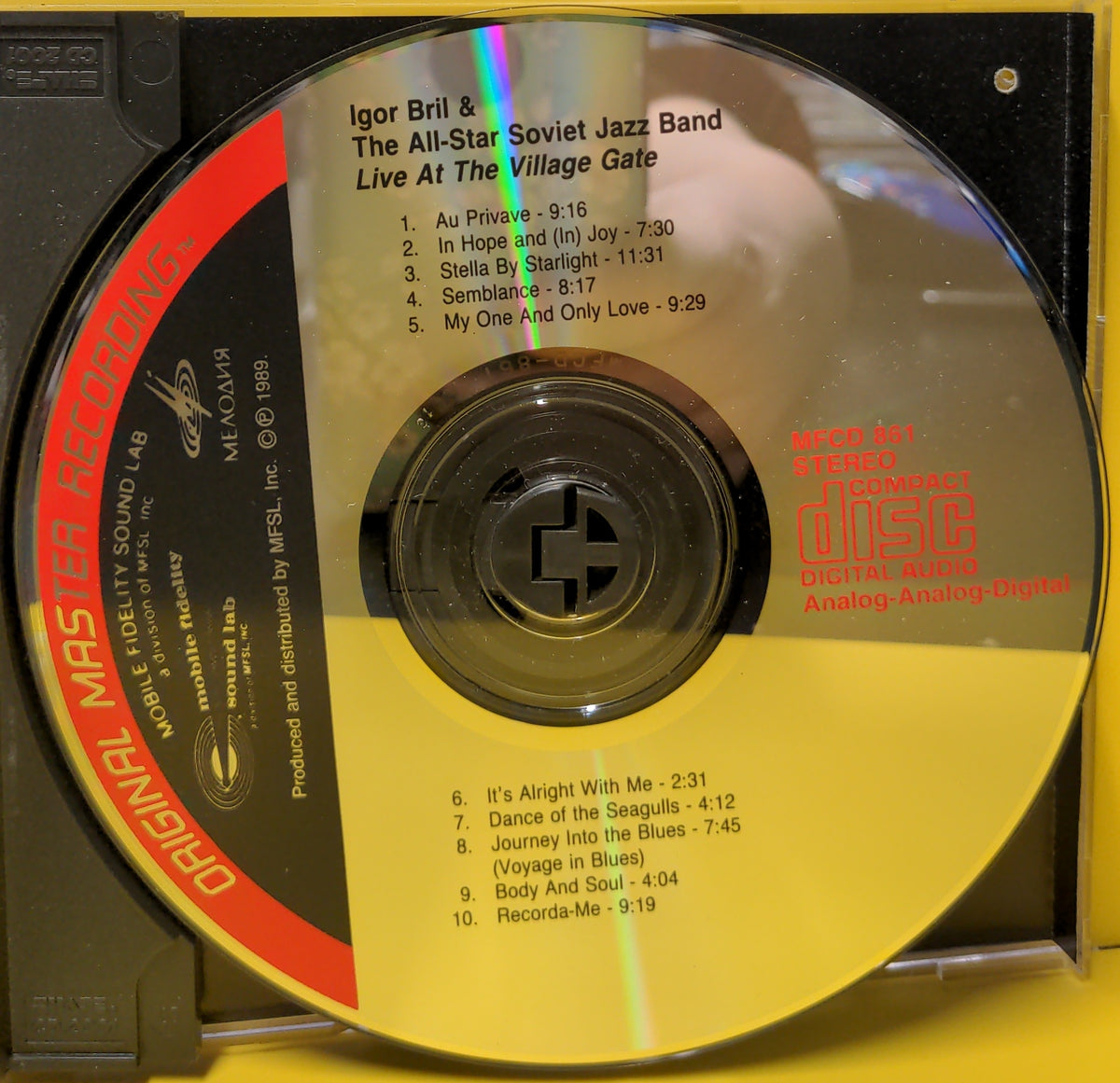 Igor Bril & The All-Star Soviet Jazz Band - Live At The Village Gate - 1989 - MFCD 861 Used - EX - CDs Igor Bril & The All-Star Soviet Jazz Band - Live At The Village Gate - 1989 - MFCD 861 Used - EX - CDs