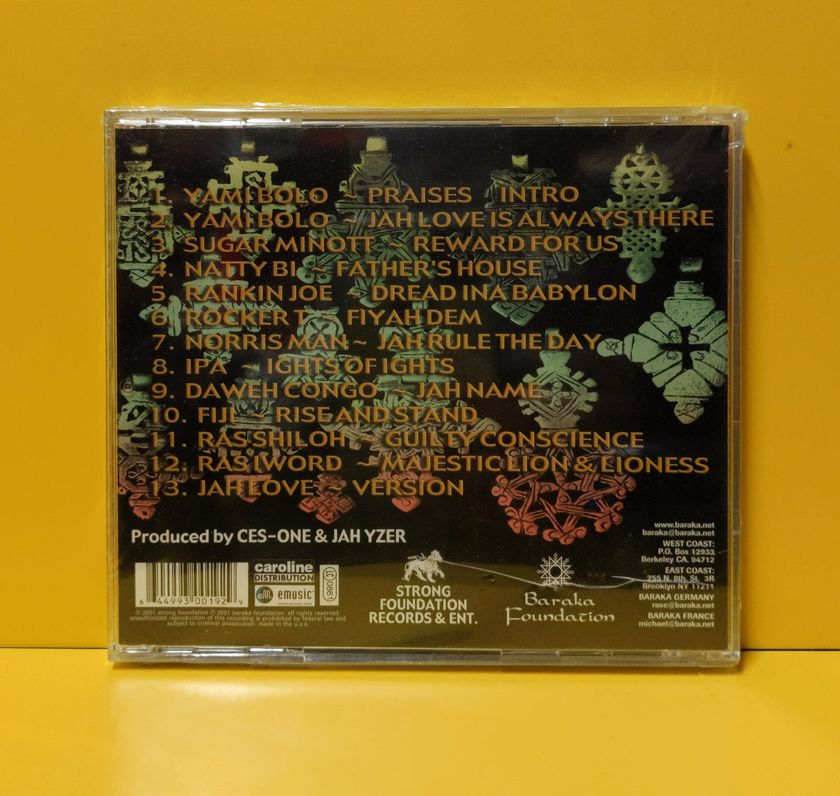 Strong Foundation - Jah Love - 2001 - BKA 0019 New - Sealed - CDs Strong Foundation - Jah Love - 2001 - BKA 0019 New - Sealed - CDs