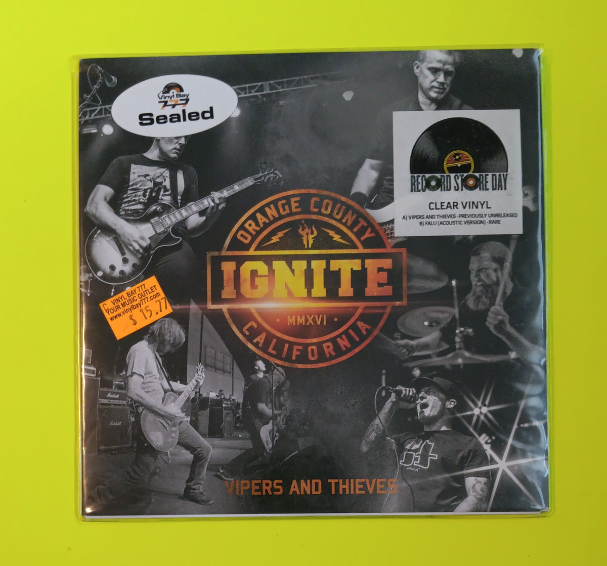 Ignite - Vipers And Thieves / Falu - 2016 - 88875189357 New - Sealed - 7" RSD Vinyl Ignite - Vipers And Thieves / Falu - 2016 - 88875189357 New - Sealed - 7" RSD Vinyl