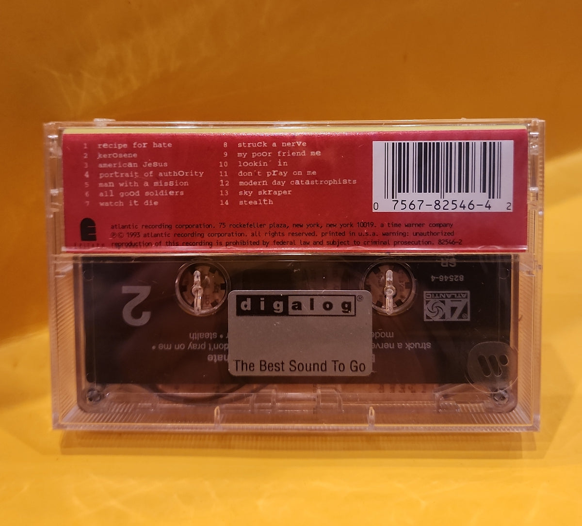 Bad Religion - Recipe for Hate - 1993 - 7 82546 4 New - Sealed - cassettes Bad Religion - Recipe for Hate - 1993 - 7 82546 4 New - Sealed - cassettes
