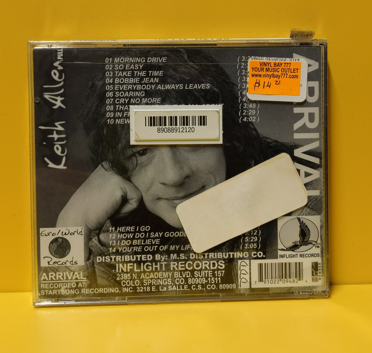 Keith Allen - Arrival - 1998 - IR2001 New - Sealed - CDs Keith Allen - Arrival - 1998 - IR2001 New - Sealed - CDs