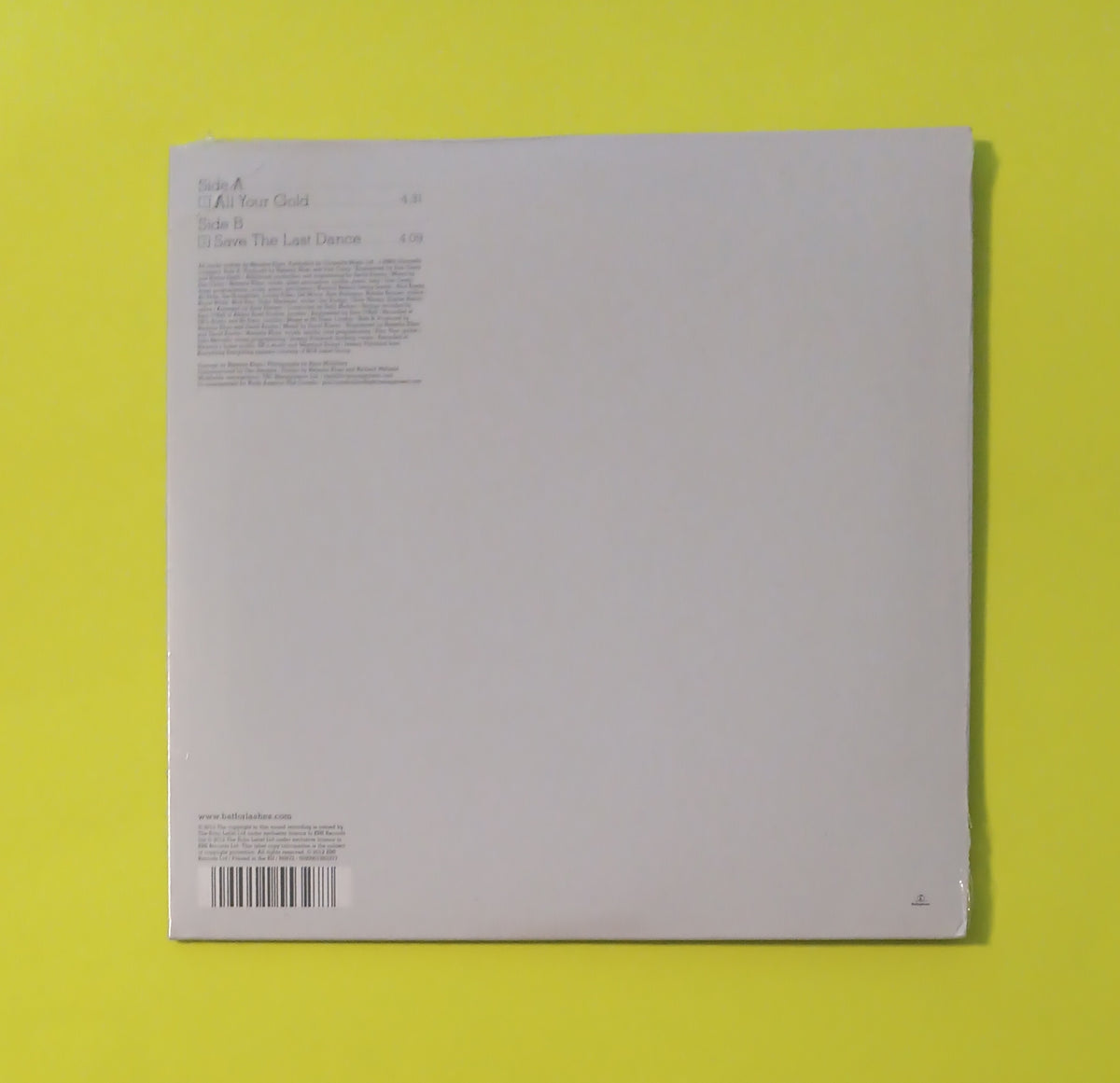 Bat For Lashes - All Your Gold / Save the Last Dance - 2012 - R6872 New - Sealed - 7" Vinyl Bat For Lashes - All Your Gold / Save the Last Dance - 2012 - R6872 New - Sealed - 7" Vinyl