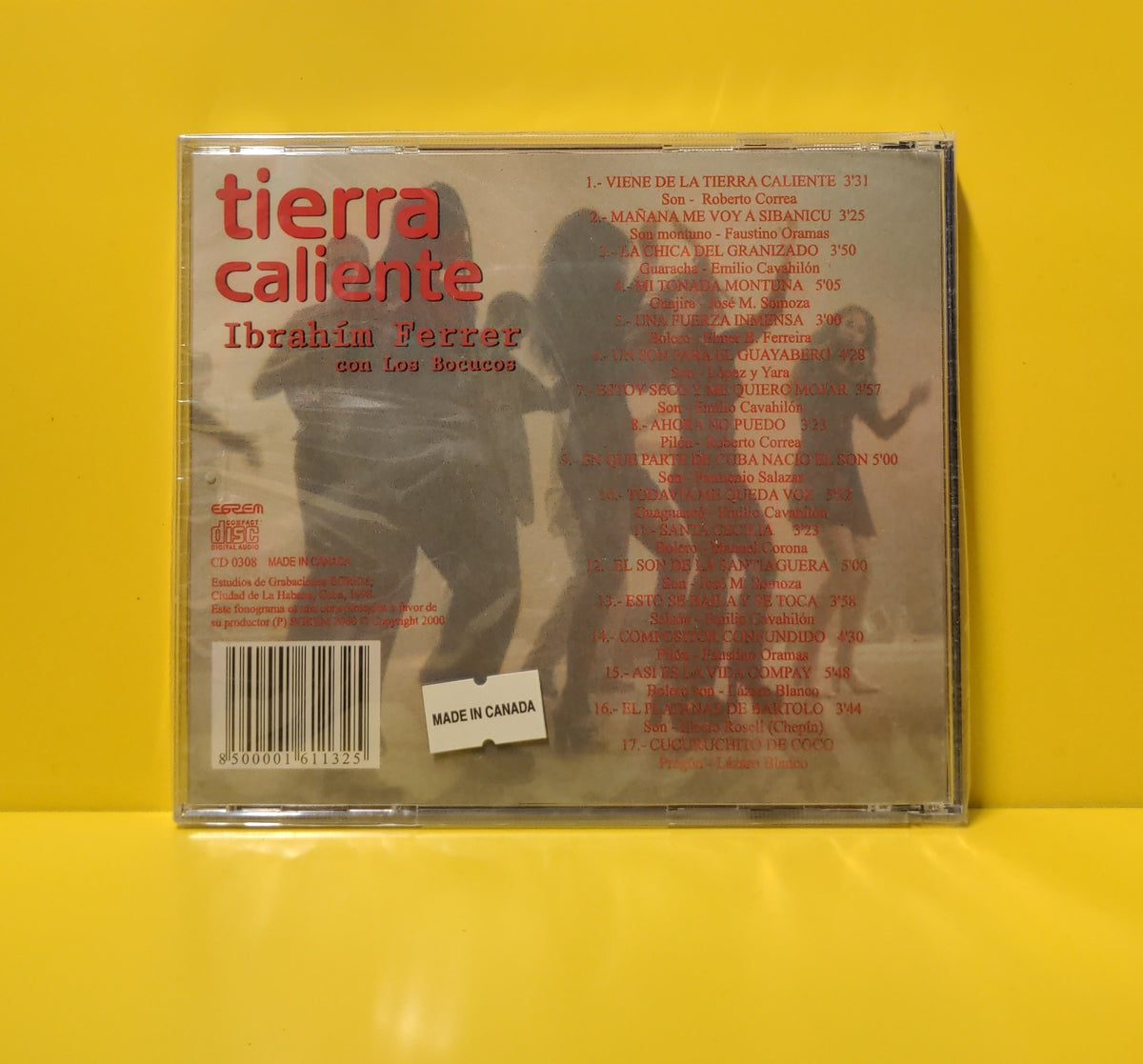 Ibrahim Ferrer Con Los Bocucos - Tierra Caliente - CD 0308 New - Sealed - CDs Ibrahim Ferrer Con Los Bocucos - Tierra Caliente - CD 0308 New - Sealed - CDs
