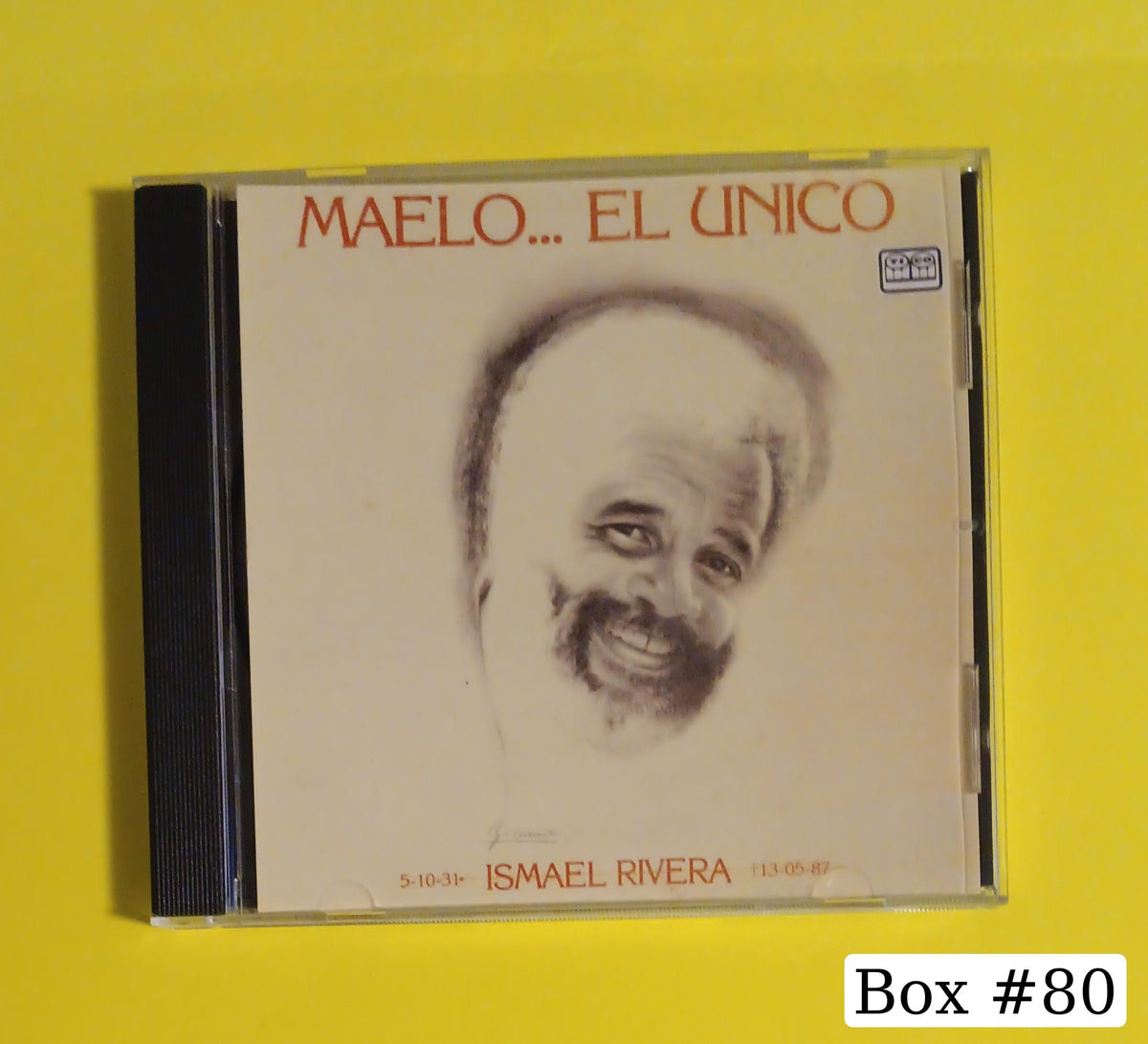 Ismael Rivera - Maelo... El Unico - 1992 - JMTS 1442 Used - NM - CDs Ismael Rivera - Maelo... El Unico - 1992 - JMTS 1442 Used - NM - CDs