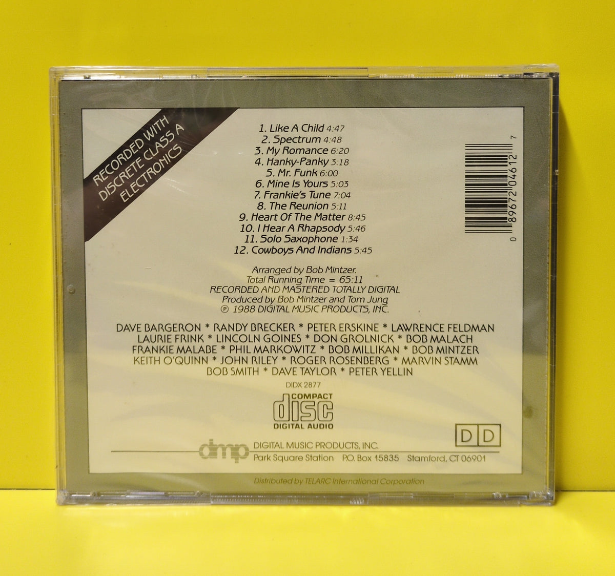 Bob Mintzer - Spectrum - 1988 - CD-461 New - Sealed - CDs Bob Mintzer - Spectrum - 1988 - CD-461 New - Sealed - CDs
