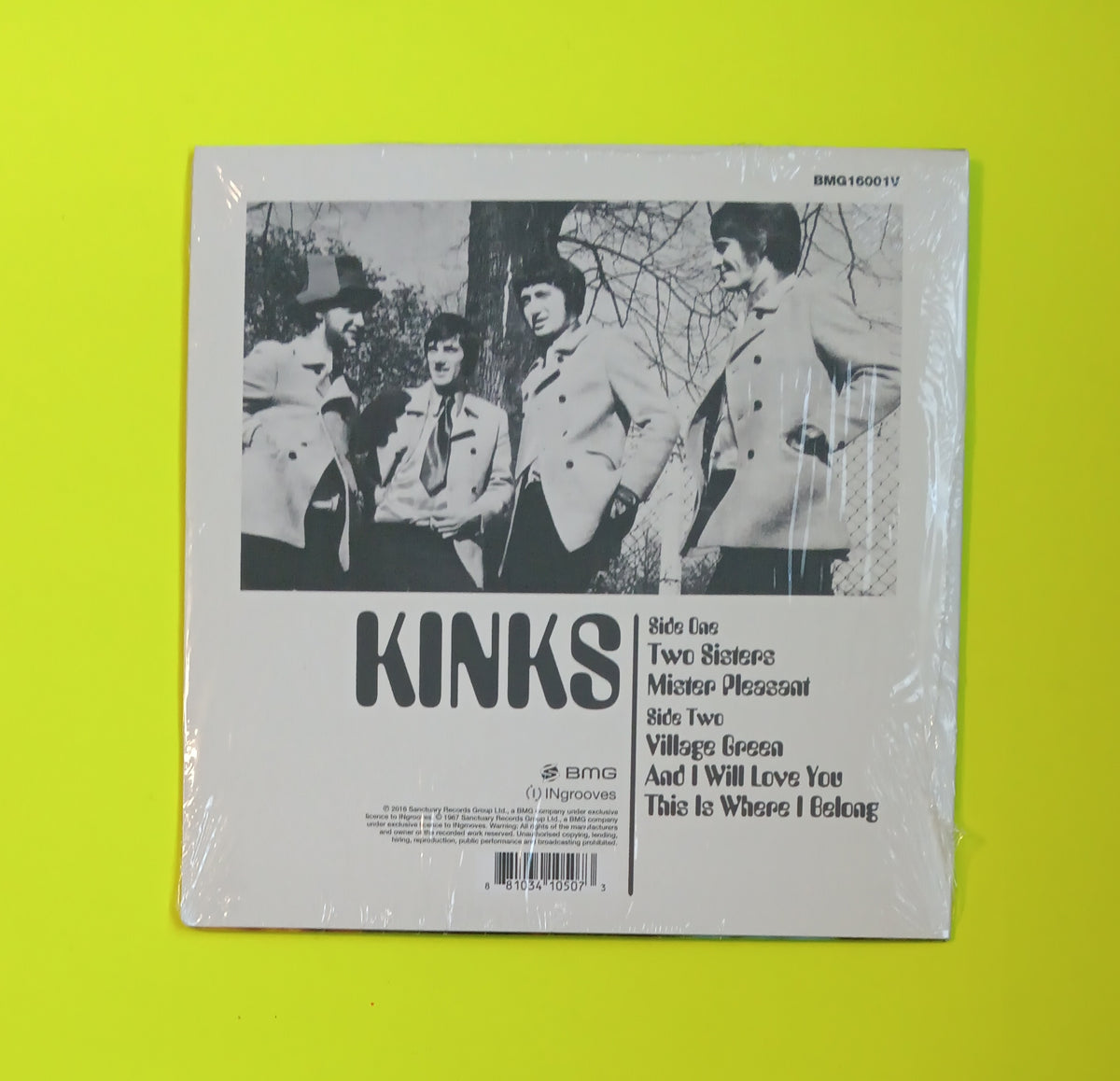 Kinks - Mister Pleasant - 2016 - BMG16001V New - Sealed - 7" RSD Vinyl Kinks - Mister Pleasant - 2016 - BMG16001V New - Sealed - 7" RSD Vinyl