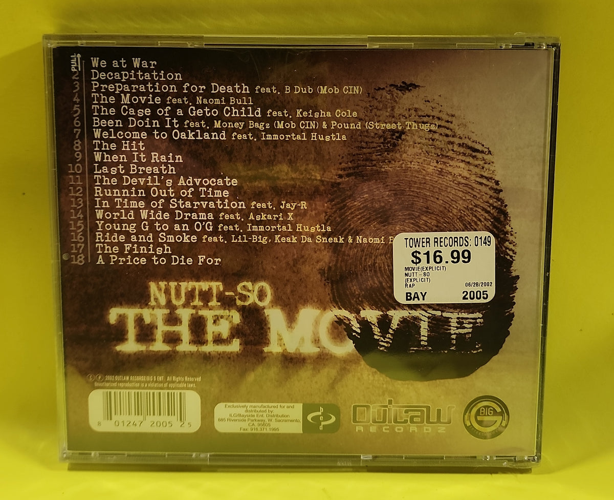 Nutt-So - The Movie - 2002 - 2005-2 New - Sealed - CDs Nutt-So - The Movie - 2002 - 2005-2 New - Sealed - CDs