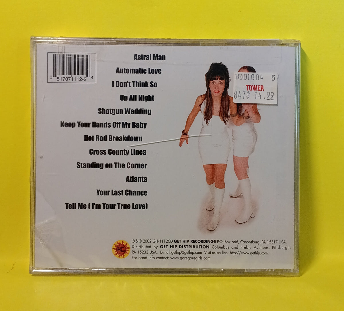 Gore Gore Girls - Up All Night - 2002 - GH-1112CD New - Sealed - CDs Gore Gore Girls - Up All Night - 2002 - GH-1112CD New - Sealed - CDs