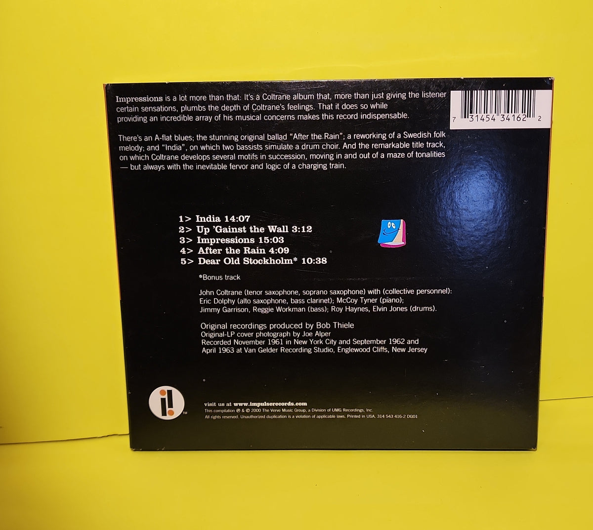 John Coltrane - Impressions - 2000 - 314 543 416-2 Used - EX - CDs John Coltrane - Impressions - 2000 - 314 543 416-2 Used - EX - CDs