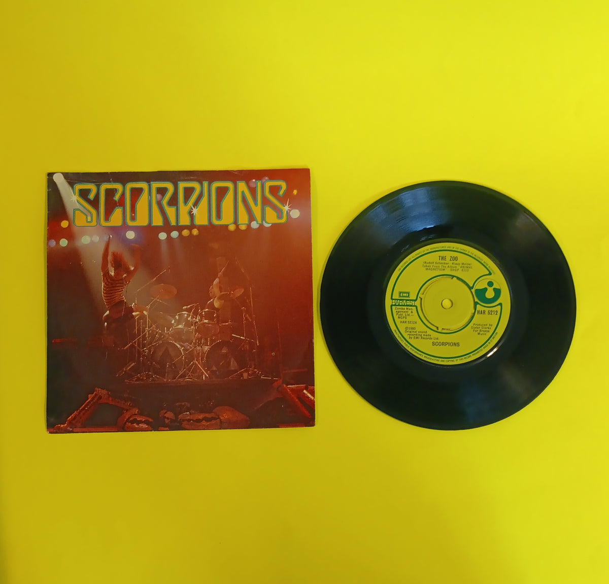 Scorpions - The Zoo / Holiday (UK 7") - 1980 - HAR 5212 Used - EX - Vinyl Scorpions - The Zoo / Holiday (UK 7") - 1980 - HAR 5212 Used - EX - Vinyl
