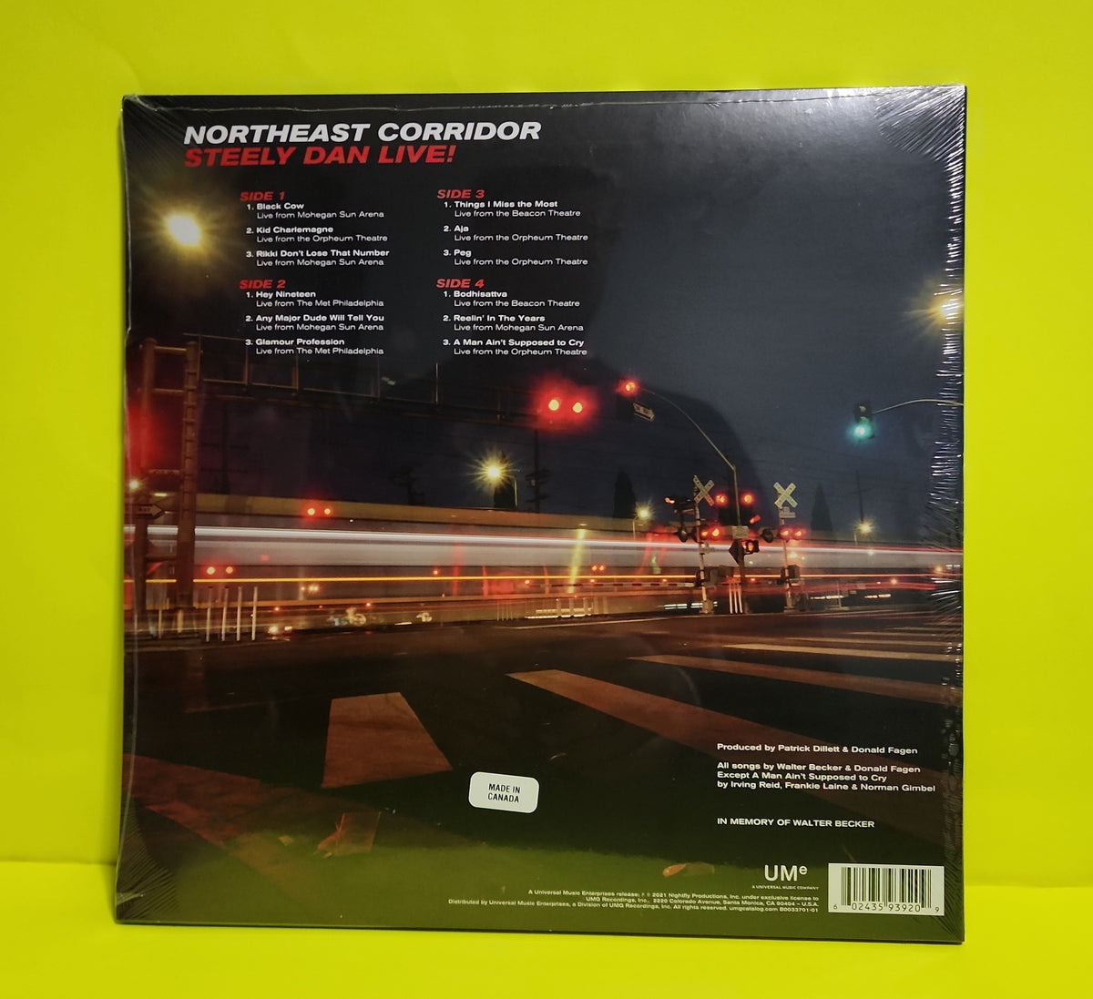 Steely Dan - Northeast Corridor: Steely Dan Live! - 2021 - B0033701-01 New - Sealed - Vinyl Steely Dan - Northeast Corridor: Steely Dan Live! - 2021 - B0033701-01 New - Sealed - Vinyl