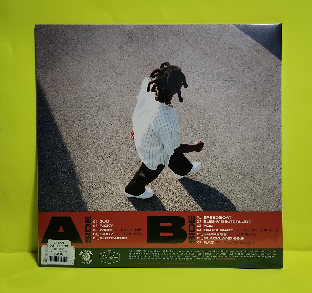 Denzel Curry - Zuu - 2019 - LVR00653 New - Sealed - Vinyl Denzel Curry - Zuu - 2019 - LVR00653 New - Sealed - Vinyl