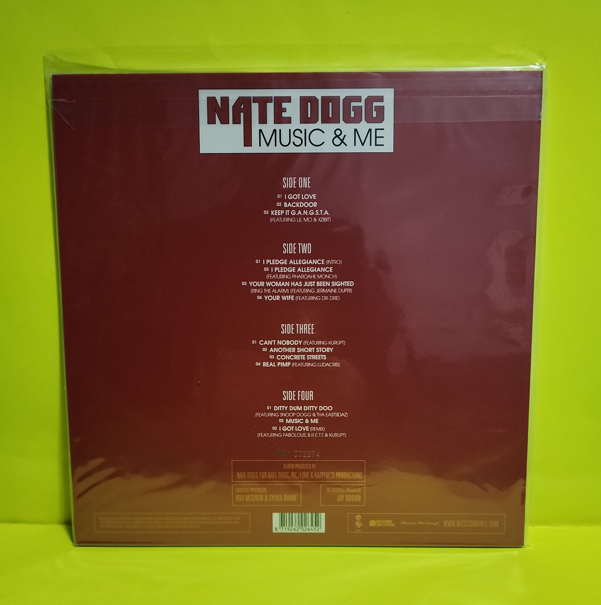 Nate Dogg - Music & Me - 2023 - MOVLP3232 New - Sealed - Vinyl Nate Dogg - Music & Me - 2023 - MOVLP3232 New - Sealed - Vinyl