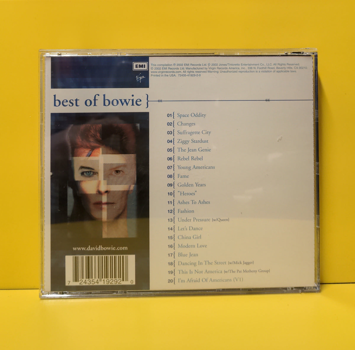 Bowie - Best Of Bowie - 2002 - 7243 5 41929 2 0 Used - EX - CDs Bowie - Best Of Bowie - 2002 - 7243 5 41929 2 0 Used - EX - CDs