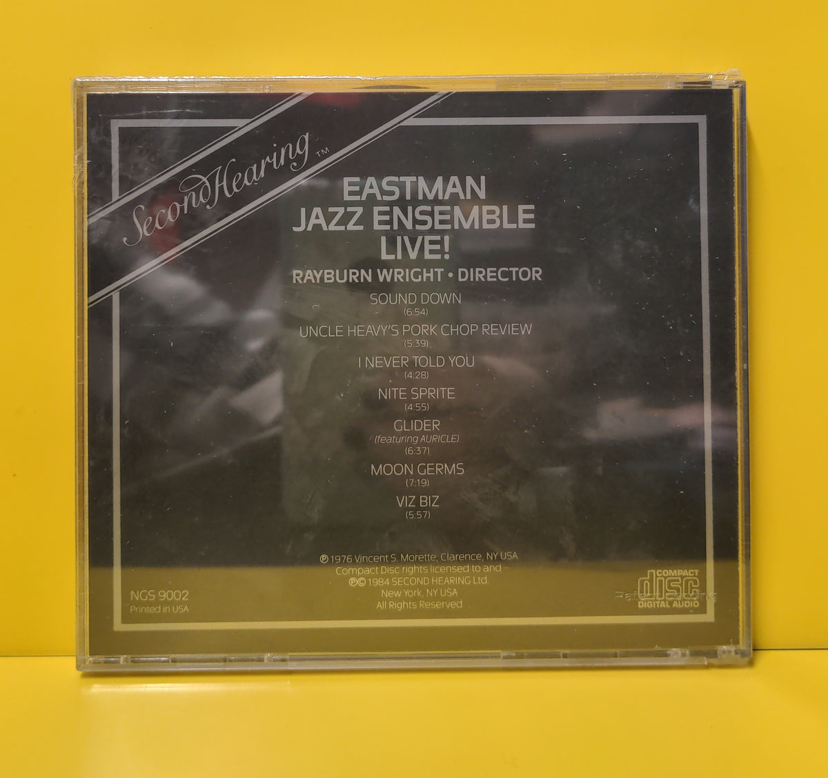 Eastman Jazz Ensemble - Live! - 1984 - NGS 9002 New - Sealed - Reissue - CDs Eastman Jazz Ensemble - Live! - 1984 - NGS 9002 New - Sealed - Reissue - CDs