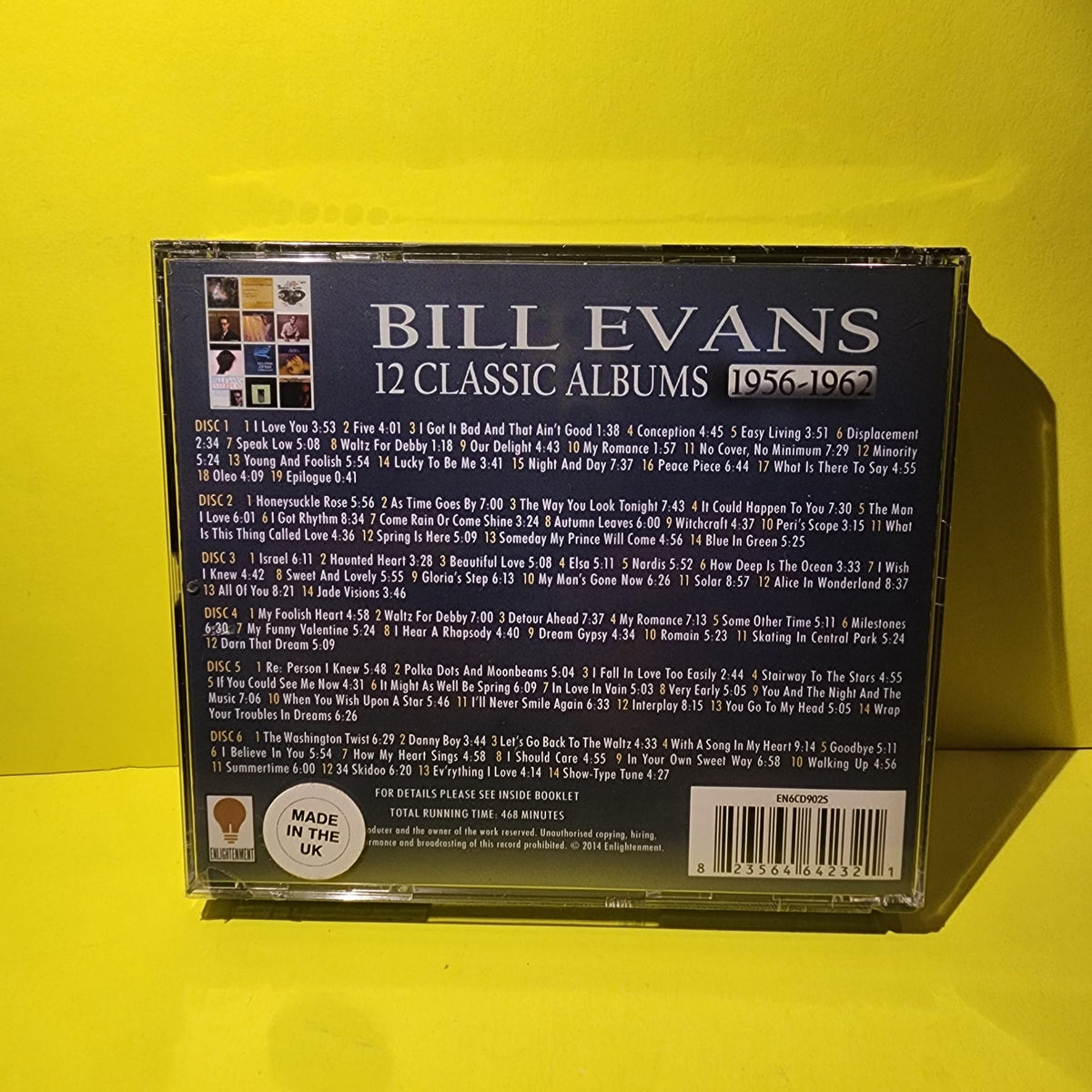 Bill Evans - 12 Classic Albums 1956-1962 - 2024 - EN6CD9025 New - Sealed - CDs Bill Evans - 12 Classic Albums 1956-1962 - 2024 - EN6CD9025 New - Sealed - CDs