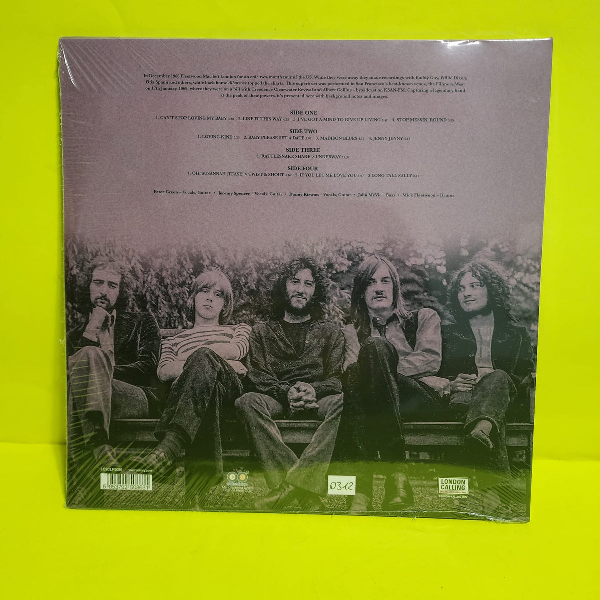 Fleetwood Mac - San Francisco 1969 - 2022 - LC2CLP5086 New - Sealed - Vinyl Fleetwood Mac - San Francisco 1969 - 2022 - LC2CLP5086 New - Sealed - Vinyl