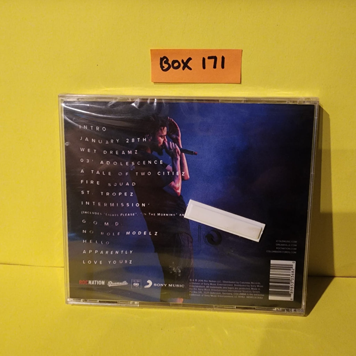 J. Cole - Forest Hills Drive Live - 2016 - 88985303682 New - Sealed - CDs J. Cole - Forest Hills Drive Live - 2016 - 88985303682 New - Sealed - CDs