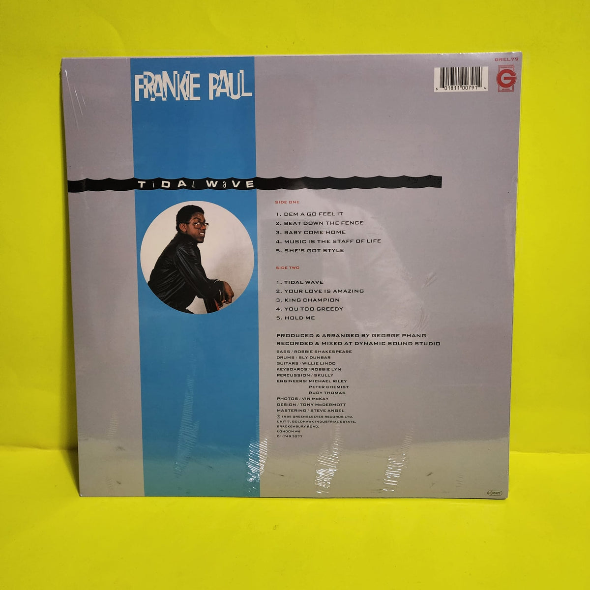 Frankie Paul - Tidal Wave - 2015 - GREL 79 New - Sealed - Vinyl Frankie Paul - Tidal Wave - 2015 - GREL 79 New - Sealed - Vinyl