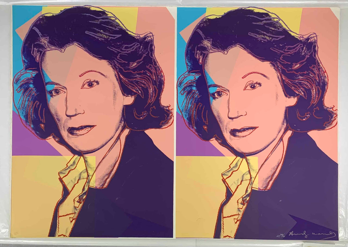 Andy Warhol - Mildred Scheel - 1980 - Art Andy Warhol - Mildred Scheel - 1980 - Art