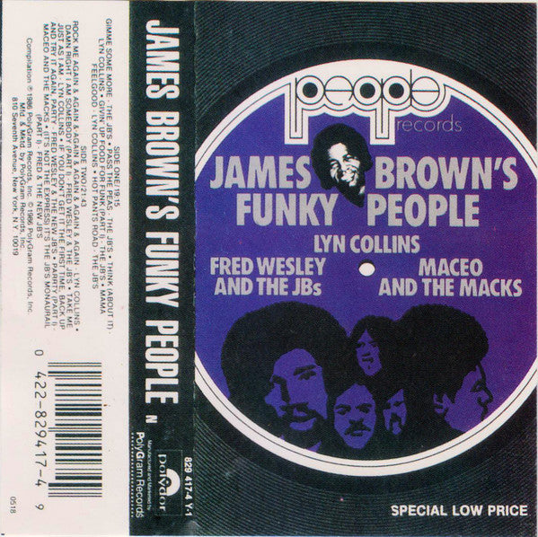 James Brown - Funky People - 1986 - New - Sealed - cassettes James Brown - Funky People - 1986 - New - Sealed - cassettes
