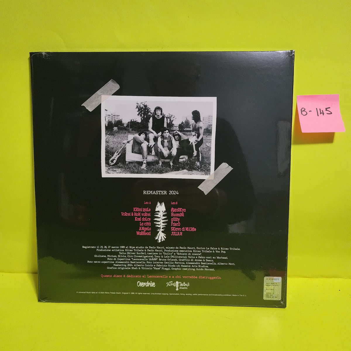 Ritmo Tribale - Kriminale / Deluxe Edition Splatter Colored Vinyl - 2024 - VP5 New - Sealed - Vinyl Ritmo Tribale - Kriminale / Deluxe Edition Splatter Colored Vinyl - 2024 - VP5 New - Sealed - Vinyl