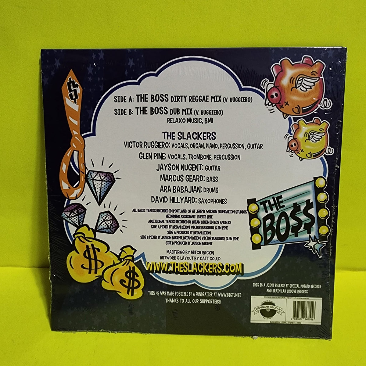 The Slackers - The Boss - 2016 - BLGR014 New - Sealed - Vinyl The Slackers - The Boss - 2016 - BLGR014 New - Sealed - Vinyl