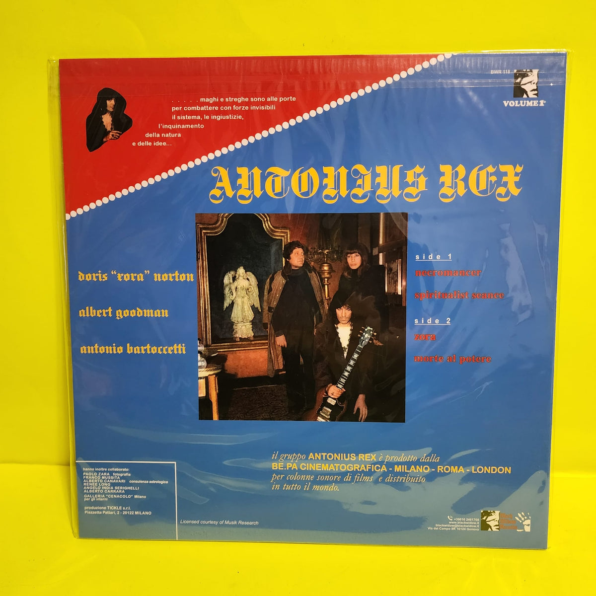 Antonius Rex - Zora - 2024 - BWR 118 New - Sealed - Vinyl Antonius Rex - Zora - 2024 - BWR 118 New - Sealed - Vinyl