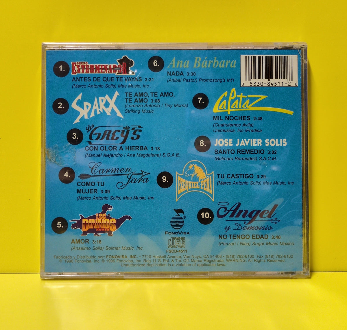 Various - Revelaciones De Los 90's - 1996 - FSCD-4511 New - Sealed - CDs Various - Revelaciones De Los 90's - 1996 - FSCD-4511 New - Sealed - CDs
