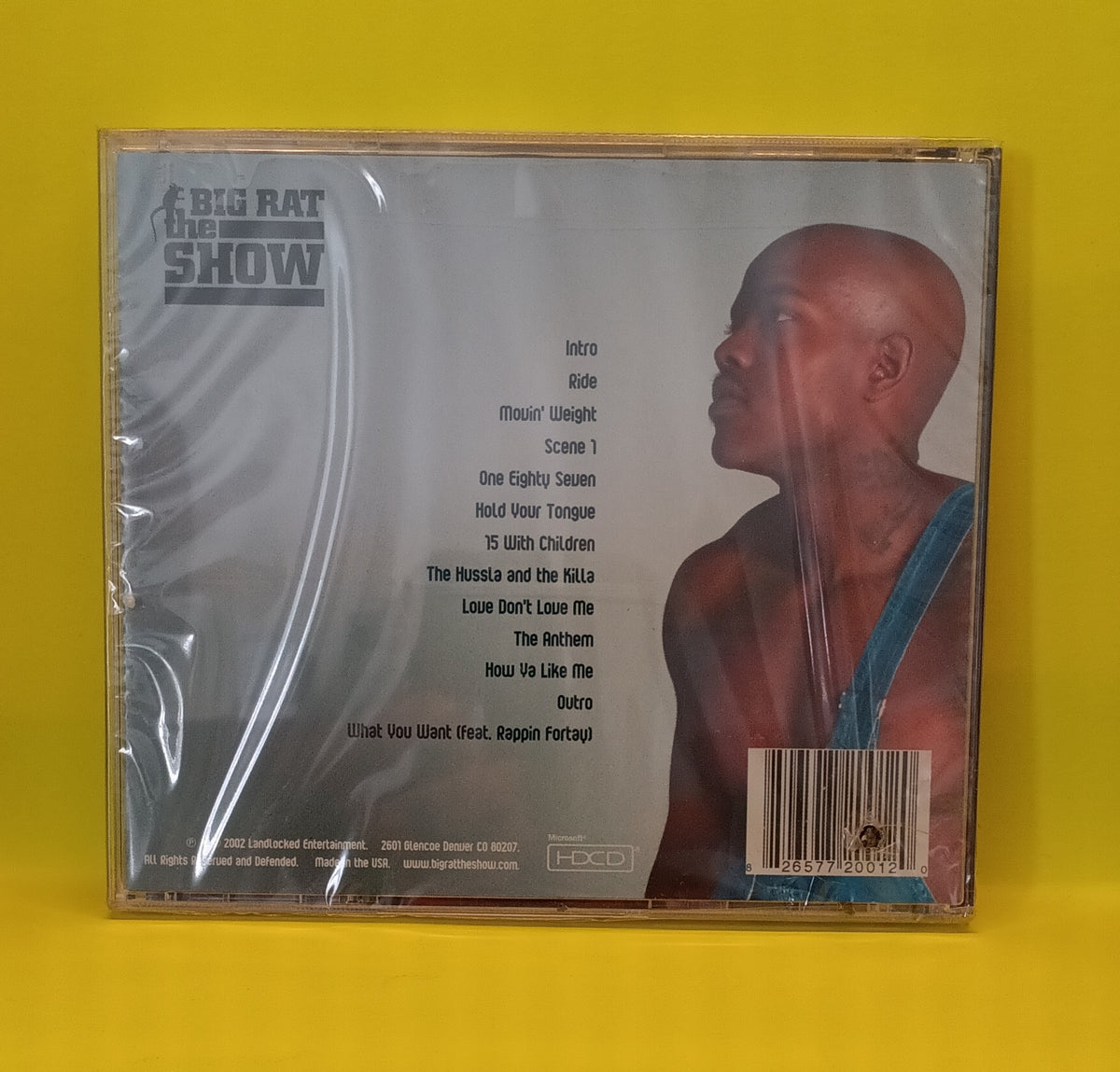 Big Rat - The Show - 2002 - land003 New - Sealed - Rare Hip Hop CD Big Rat - The Show - 2002 - land003 New - Sealed - Rare Hip Hop CD
