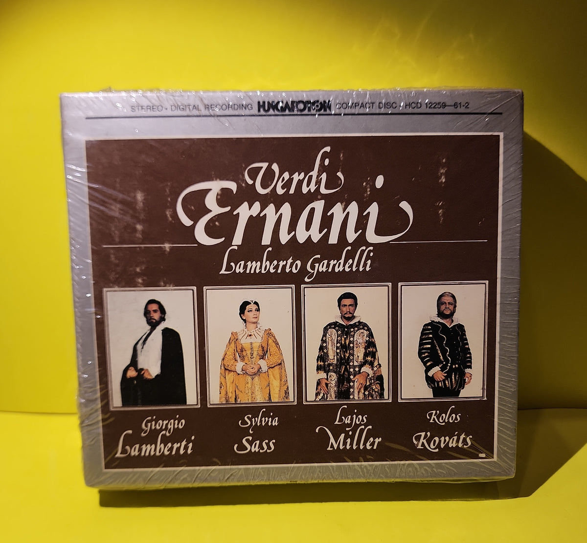 Verdi, Lamberto Gardelli - Ernami - 1982 - HCD 12259-61-1 New - Sealed - CDs Verdi, Lamberto Gardelli - Ernami - 1982 - HCD 12259-61-1 New - Sealed - CDs