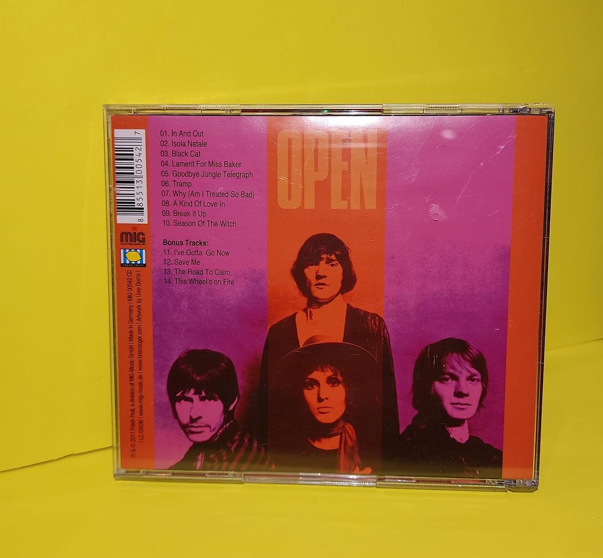 Julie Driscoll, Brian Auger & The Trinity - Open - 2011 - MIG 00542 CD Used - VG++ - CDs Julie Driscoll, Brian Auger & The Trinity - Open - 2011 - MIG 00542 CD Used - VG++ - CDs