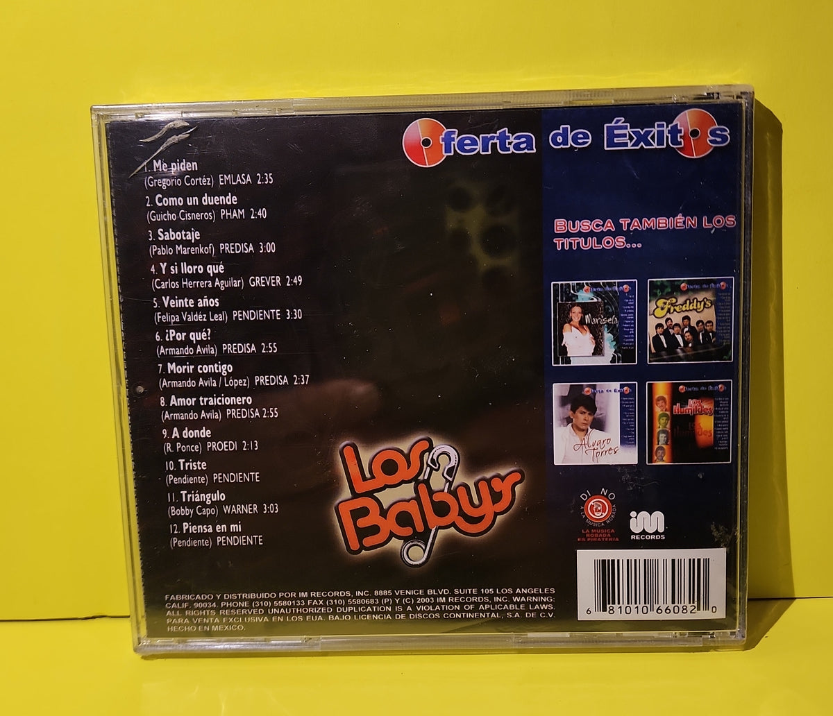 Los Baby's - Ferta De Exit*s - 2003 - OFE-6608 New - Sealed - CDs Los Baby's - Ferta De Exit*s - 2003 - OFE-6608 New - Sealed - CDs