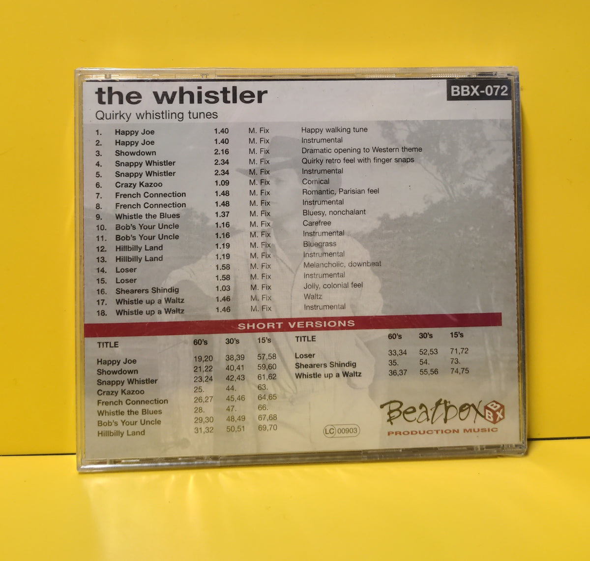 M. Fix - The Whistler - 2005 - BBX-072 New - Sealed - CDs M. Fix - The Whistler - 2005 - BBX-072 New - Sealed - CDs