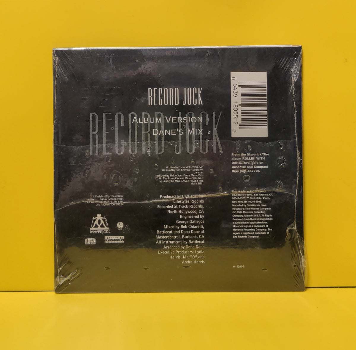 Dana Dane - Record Jock - 1994 - 9 18055-2 New - Sealed - CDs Dana Dane - Record Jock - 1994 - 9 18055-2 New - Sealed - CDs