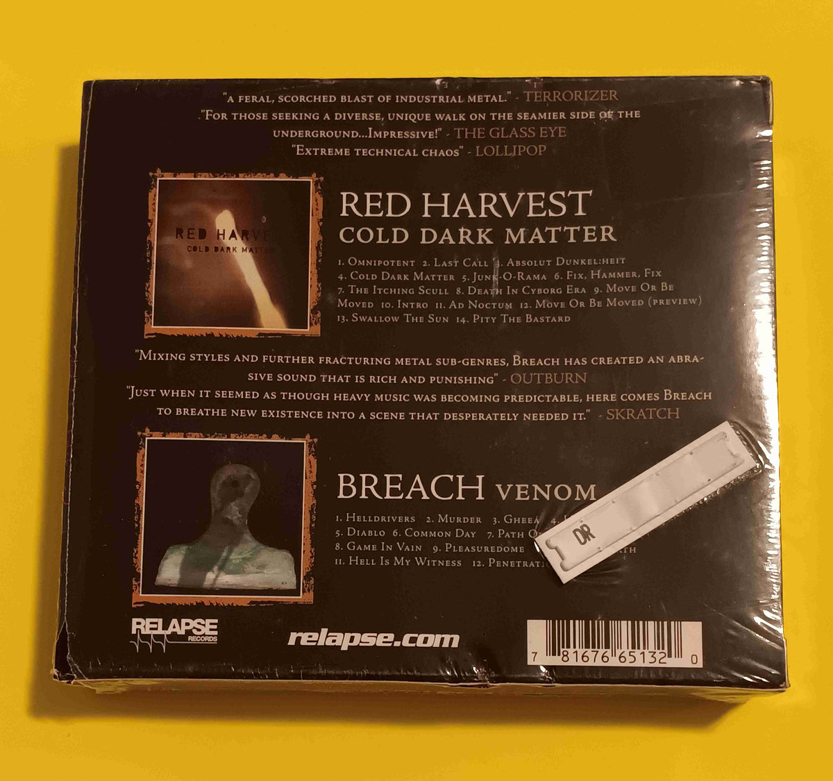 Red Harvest / Breach - Cold Dark Matter / Venom - 2005 - RR 6413 / RR 6479-2 New - Sealed 2 CD Set Red Harvest / Breach - Cold Dark Matter / Venom - 2005 - RR 6413 / RR 6479-2 New - Sealed 2 CD Set